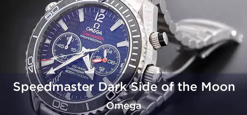  Speedmaster Dark Side of the Moon Omega